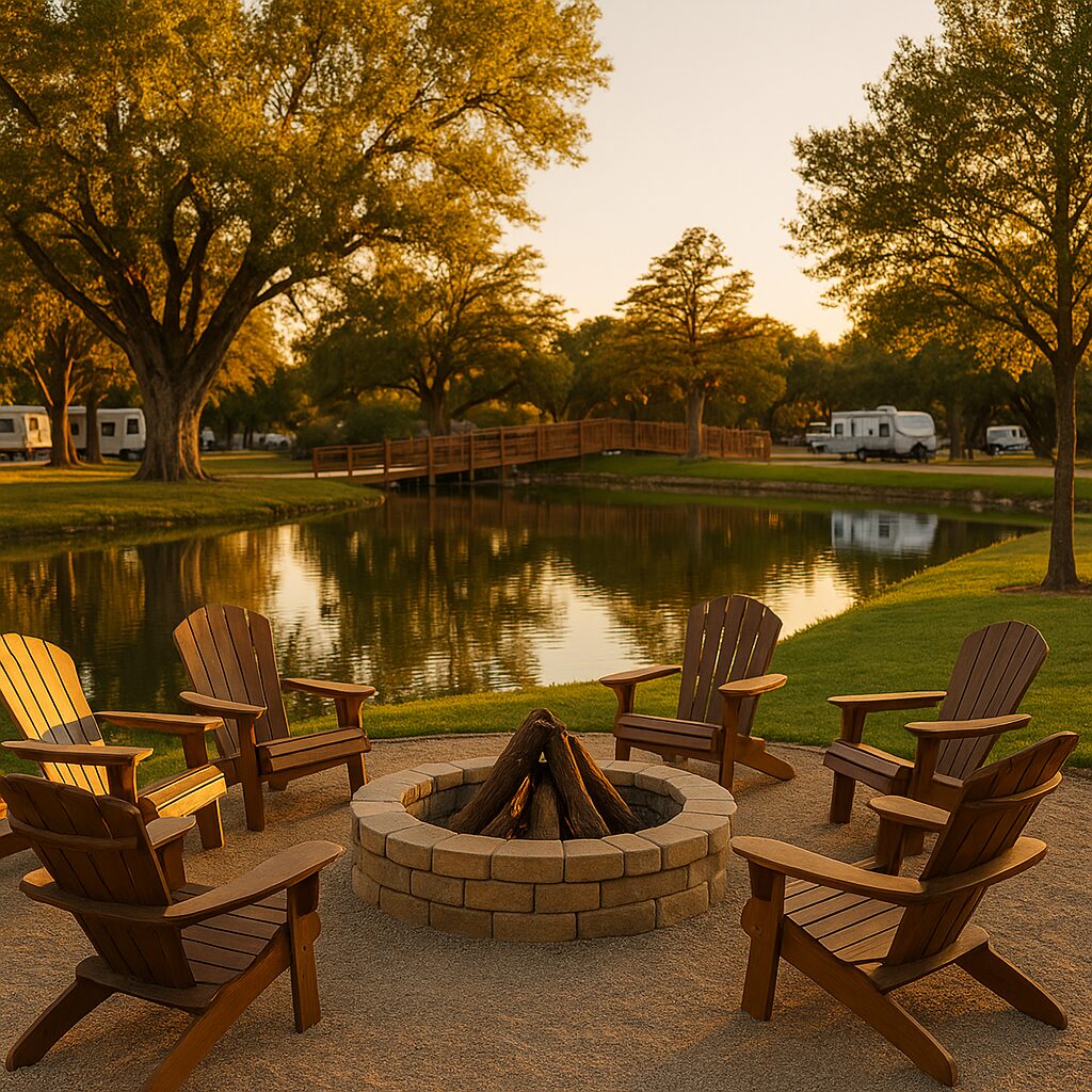 Relax and Rewind: Make the Most of Our Pond & Fire Pit Area
